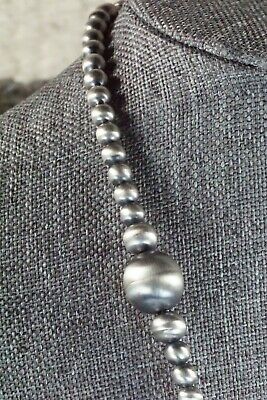 Sterling Silver Navajo Pearl Necklace - Jan Mariano