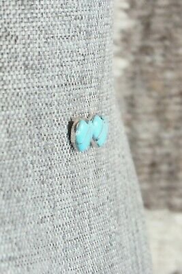 Turquoise & Sterling Silver Earrings - Sara Halusewa