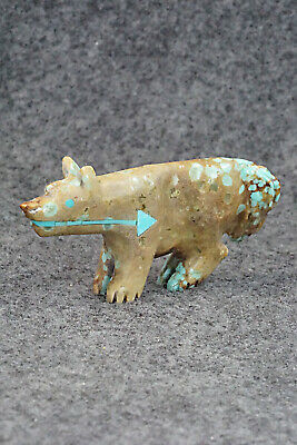 Wolf Zuni Fetish Carving - Andres Quandelacy