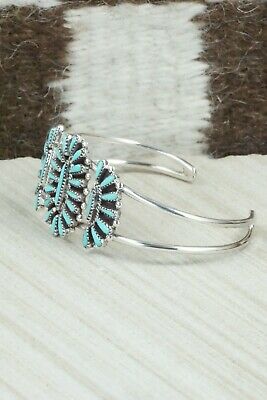 Turquoise & Sterling Silver Bracelet - Judy Wallace