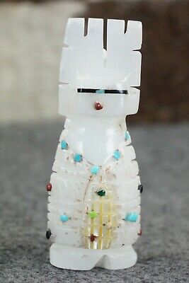 Corn Maiden Zuni Fetish Carving - Carl Etsate