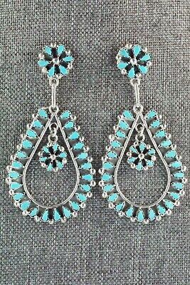 Turquoise & Sterling Silver Earrings - Tricia Leekity