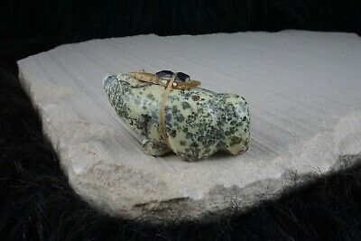 Wolf Zuni Fetish Carving - Delvin Leekya - High Lonesome Trading