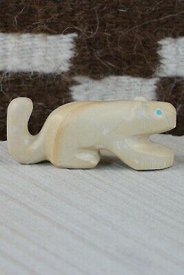 Mountain Lion Zuni Fetish Carving - Gordon Poncho - High Lonesome Trading