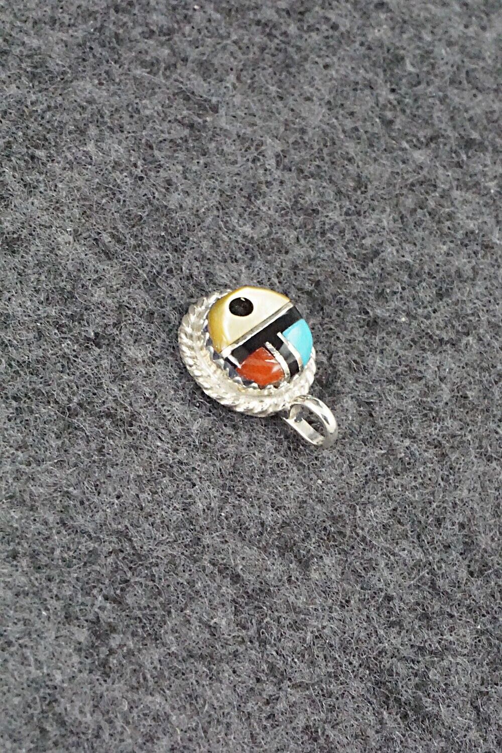 Multi Stone & Sterling Silver Pendant - Elvira Kiyite