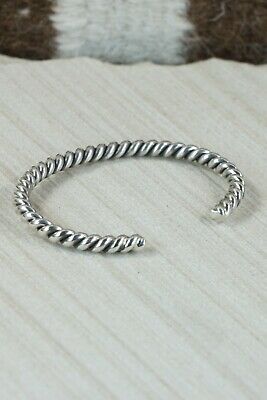 Navajo Sterling Silver Bracelet - Elaine Tahe