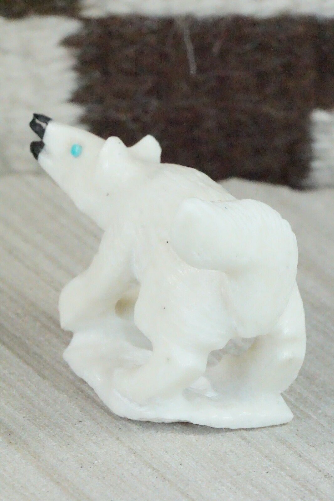 Mink Zuni Fetish Carving - Derrick Kaamasee
