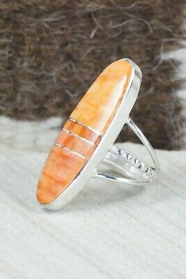 Spiny Oyster & Sterling Silver Ring - Harold Smith - Size 5.75