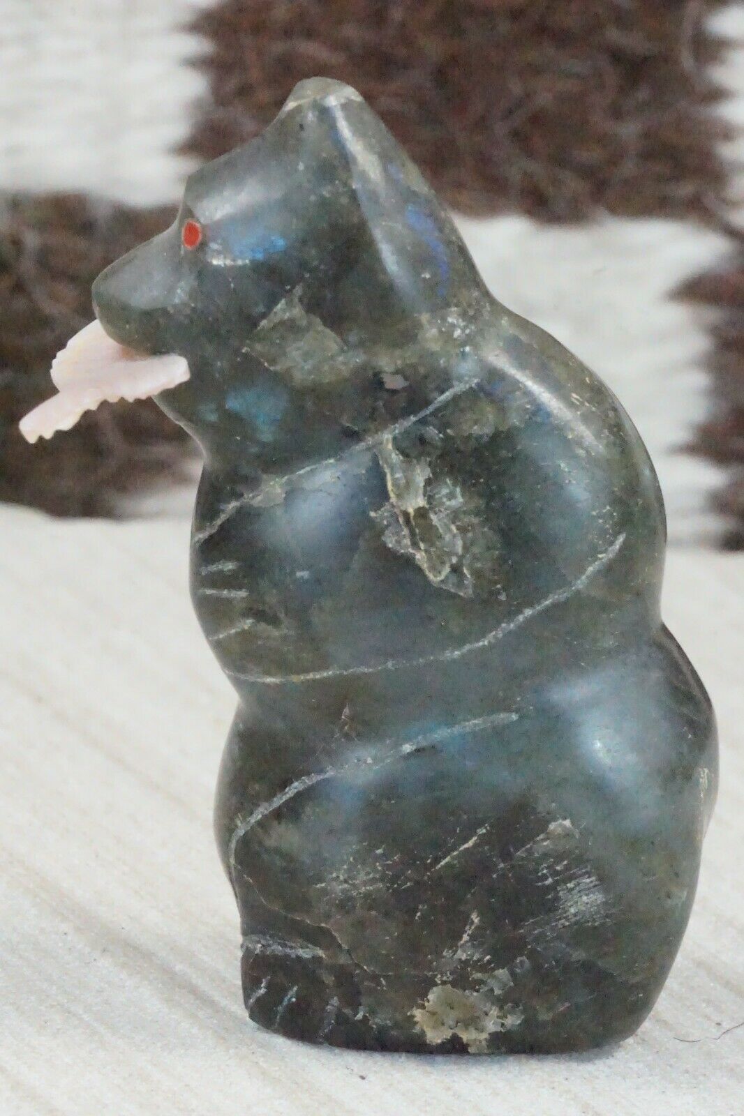 Bear Zuni Fetish Carving - Leland Boone