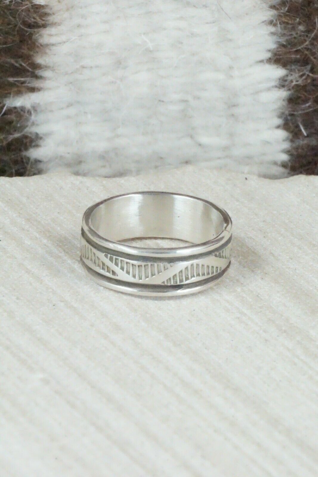 Sterling Silver Ring - Bruce Morgan - Size 8.5