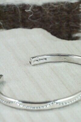 Navajo Sterling Silver Bracelet - Elaine Tahe