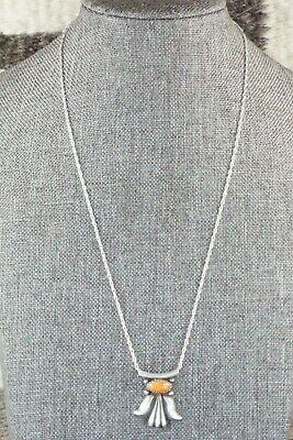 Spiny Oyster & Sterling Silver Necklace - Sharon McCarthy