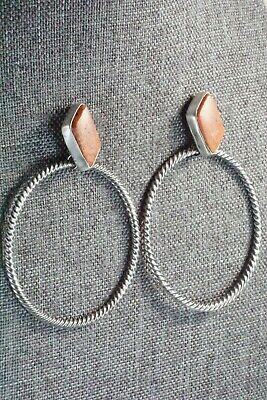 Coral & Sterling Silver Earrings - Annie Spencer - High Lonesome Trading