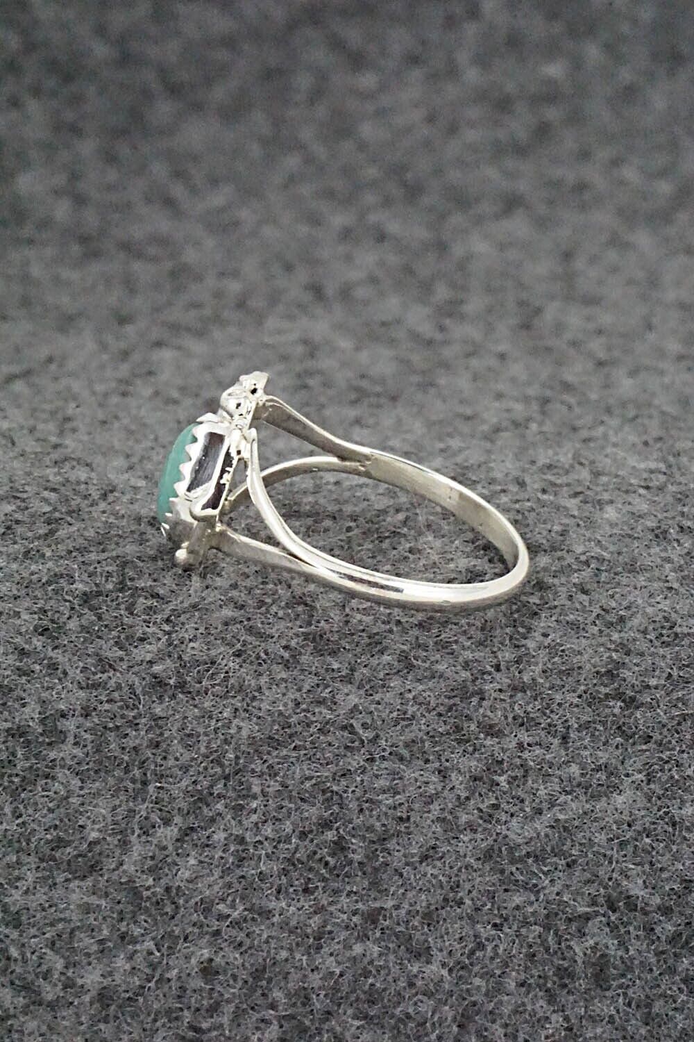 Turquoise & Sterling Silver Ring - Letricia Largo - Size 7.5