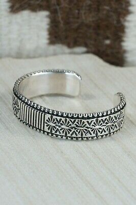 Navajo Sterling Silver Bracelet - Jonathan Nez