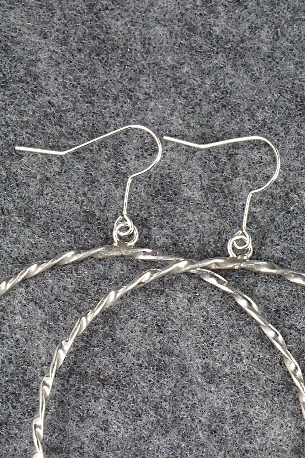 Sterling Silver Hoop Earrings - Elaine Tahe