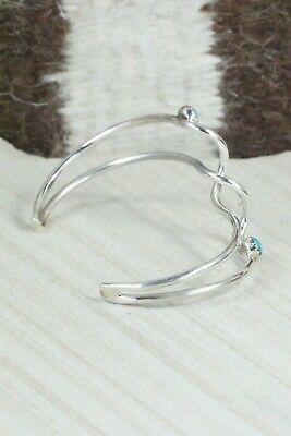 Turquoise & Sterling Silver Bracelet - Yolanda Skeets - High Lonesome Trading