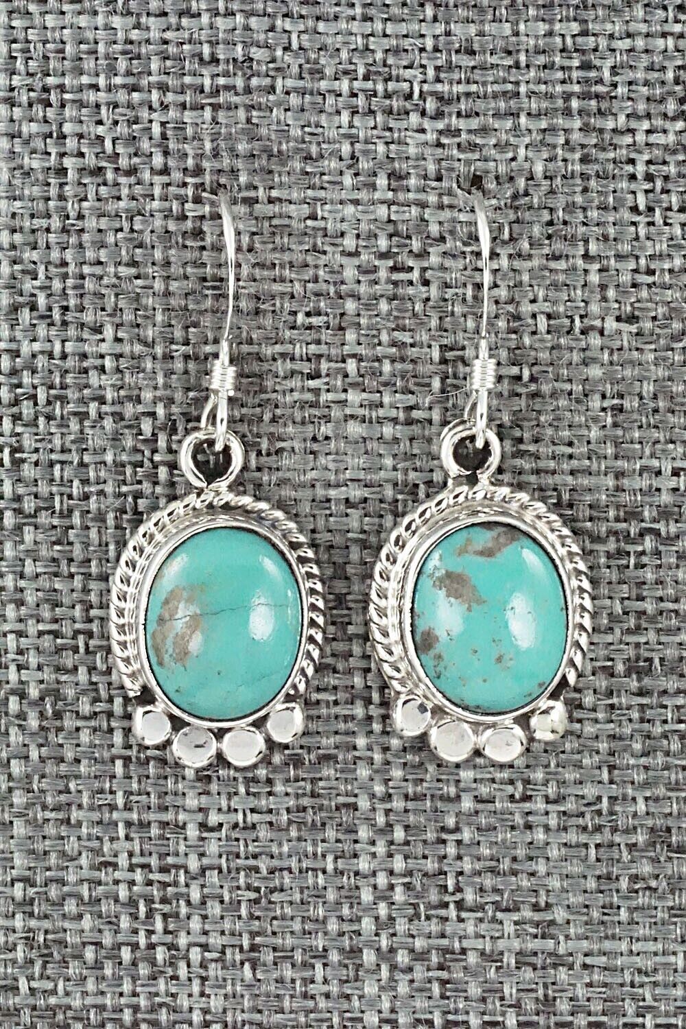 Turquoise and Sterling Silver Earrings - Sharon McCarthy