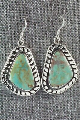 Turquoise and Sterling Silver Earrings - Sharon McCarthy