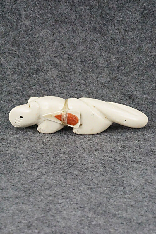 Mountain Lion Zuni Fetish Carving - Justin Red Elk
