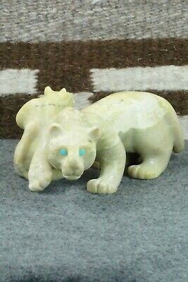 Mountain Lion Zuni Fetish Carving - Albert Eustace