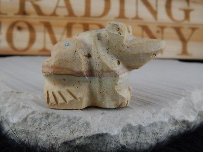 Frog Zuni Fetish Carving - Native American - High Lonesome Trading