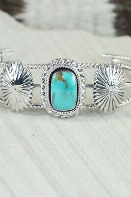 Turquoise & Sterling Silver Bracelet - Annie Spencer