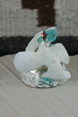 Eagles Zuni Fetish Carving - Kevin Quam - High Lonesome Trading
