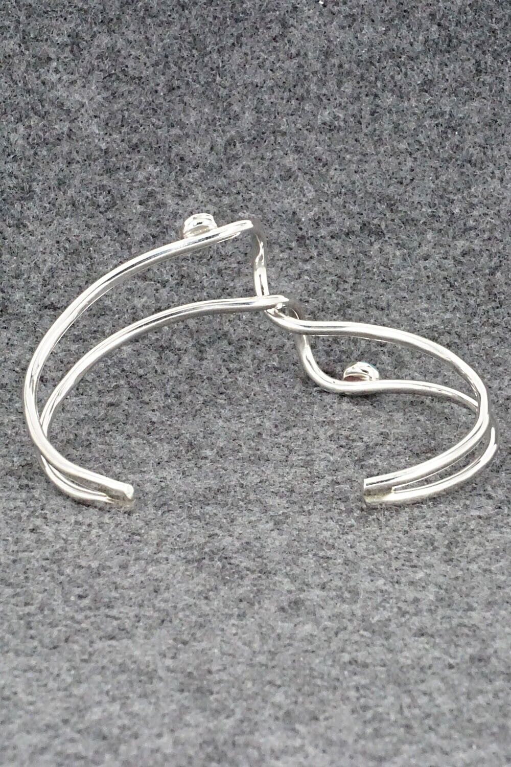 Turquoise & Sterling Silver Bracelet - Yolanda Skeets