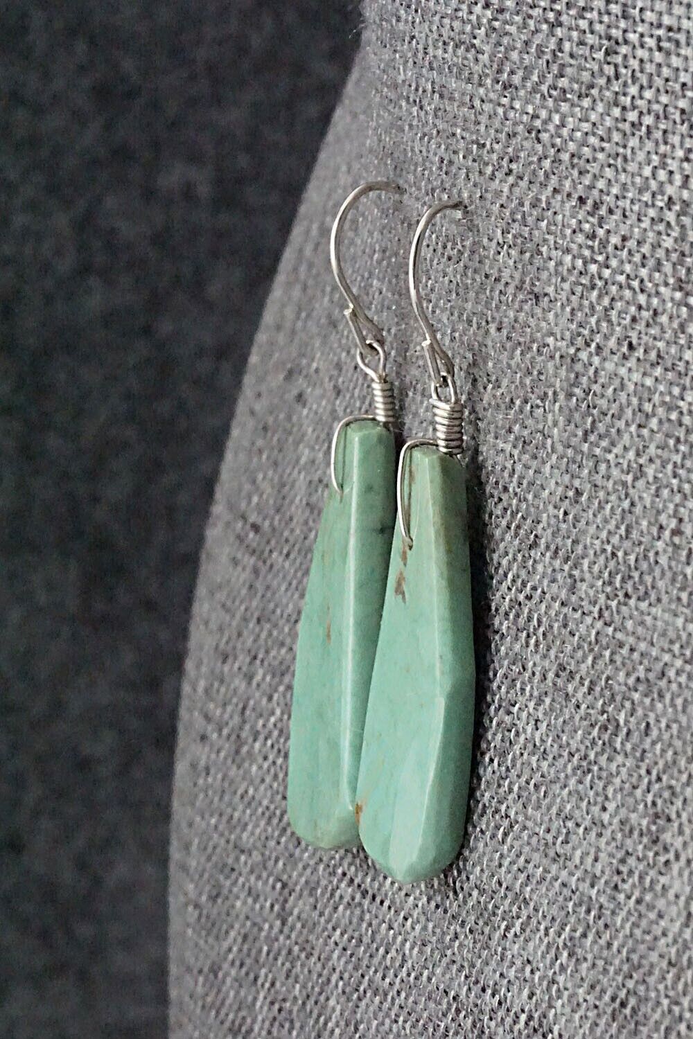 Turquoise & Sterling Silver Earrings - Sharon Abeyta