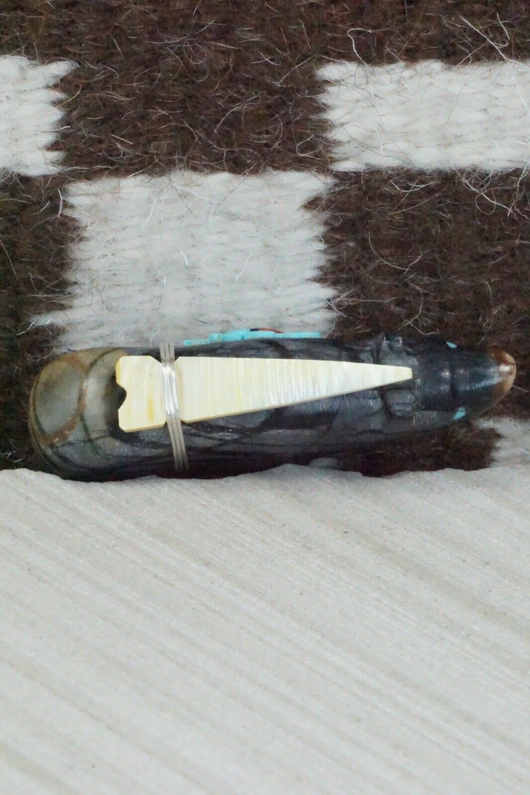 Bear Zuni Fetish Carving - Darrin Boone - High Lonesome Trading