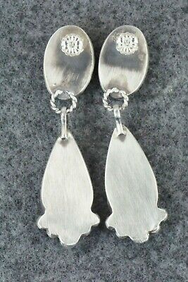 Spiny Oyster & Sterling Silver Earrings - Selina Warner