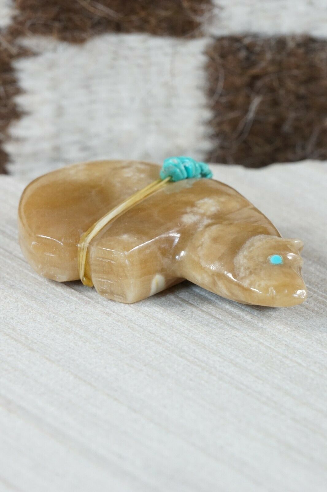 Bear Zuni Fetish Carving - Paulette Quam - High Lonesome Trading