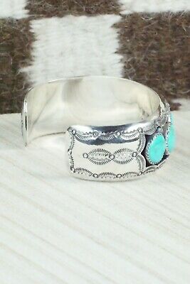 Turquoise & Sterling Silver Bracelet - Wilbert Muskett Sr.