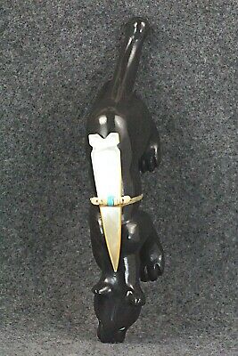 Mountain Lion Zuni Fetish Carving - Albert Eustace