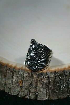 Navajo Sterling Silver Ring - Derrick Gordon - Size 8.5 - High Lonesome Trading