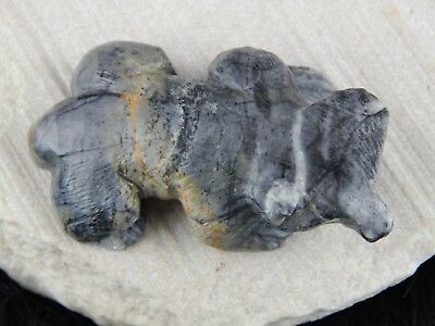 Bear Zuni Fetish Carving - Herbert Him Jr - High Lonesome Trading