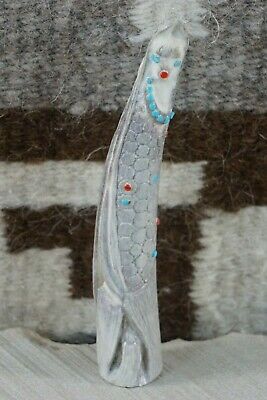 Corn Maiden Zuni Fetish Carving - Derrick Kaamasee - High Lonesome Trading