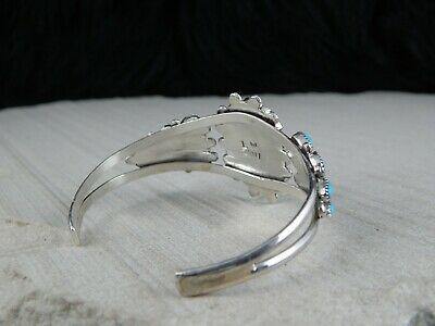Zuni Turquoise & Sterling Silver Bracelet - Lorriane Waatsa - High Lonesome Trading