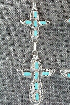 Turquoise & Sterling Silver Earrings - Ceclia Iule