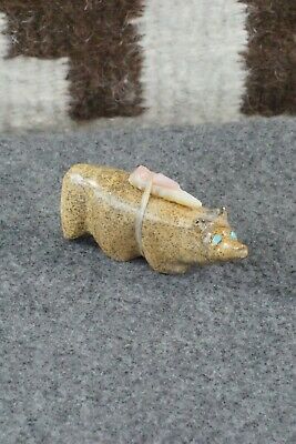Wolf Zuni Fetish Carving - Delvin Leekya