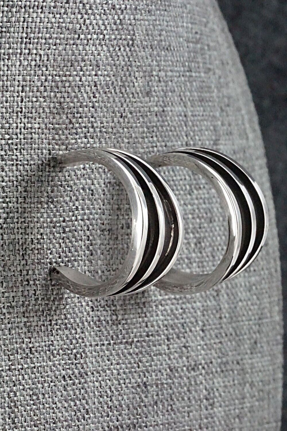 Sterling Silver Hoop Earrings - Tom Hawk