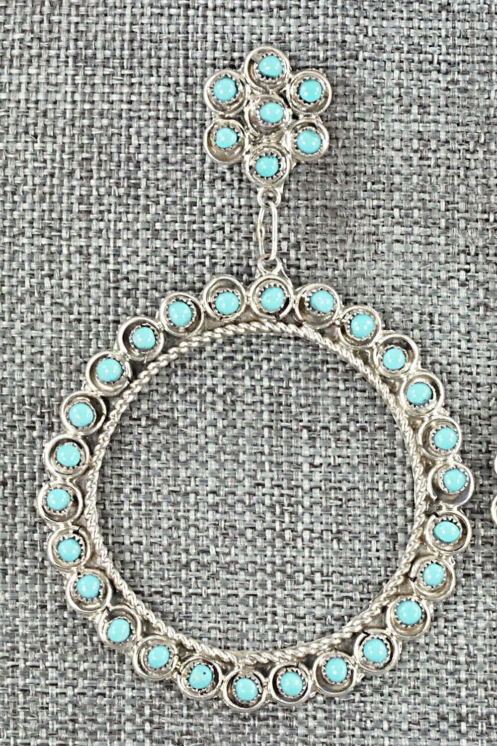 Turquoise & Sterling Silver Earrings - Waylon Johnson