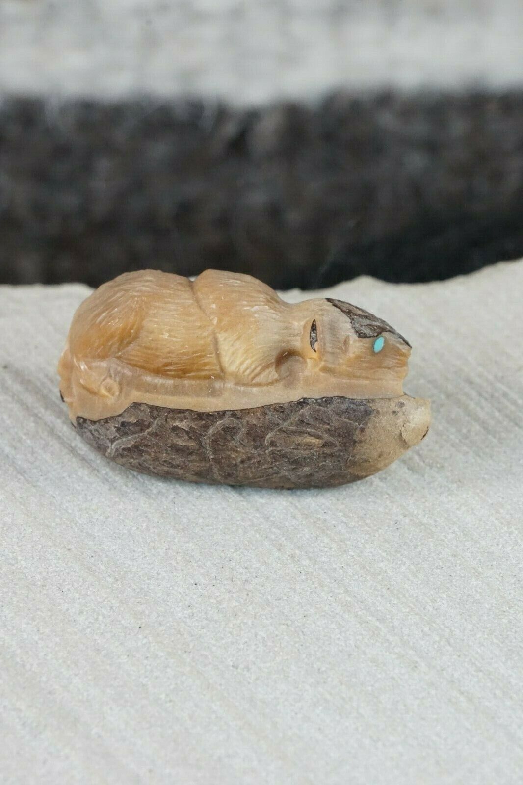 Calf Zuni Fetish Carving - Chris Peina - High Lonesome Trading