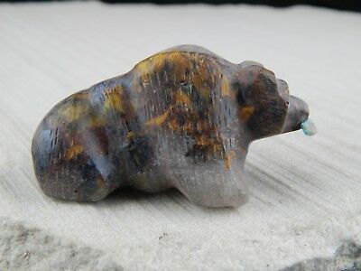 Bear Zuni Fetish Carving - Douglas Martza - High Lonesome Trading