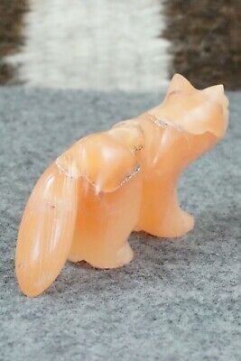 Wolf Zuni Fetish Carving - Rosella Soseeah