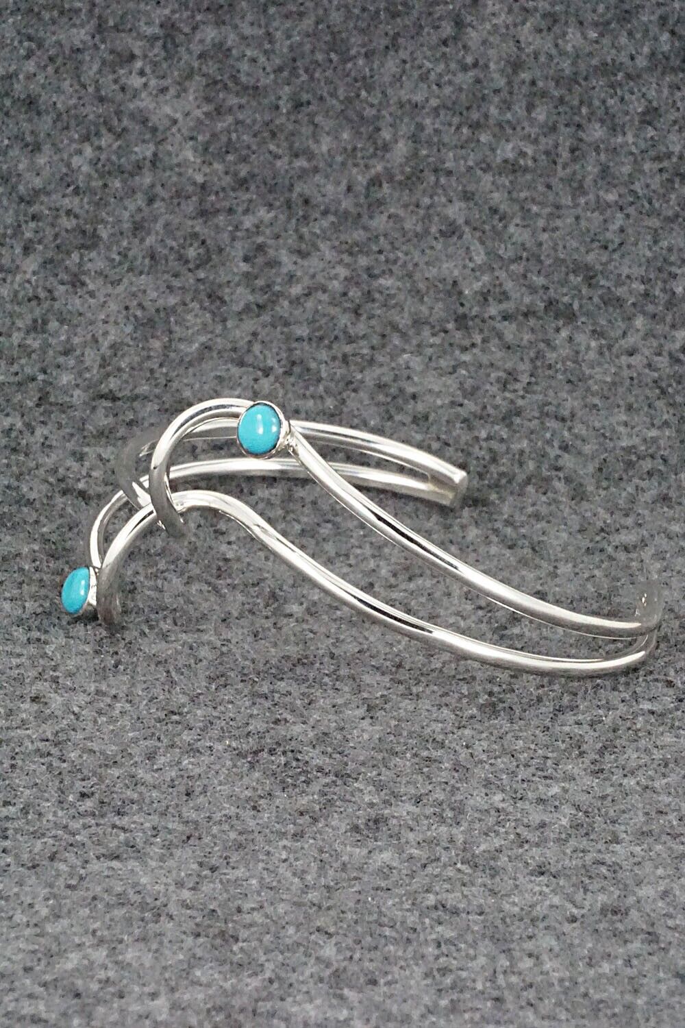Turquoise & Sterling Silver Bracelet - Yolanda Skeets