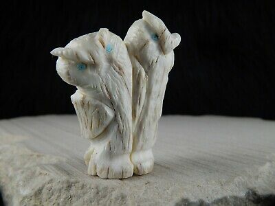Owl - Zuni Fetish - Allison White - Zuni Owl Carving - Native American - High Lonesome Trading