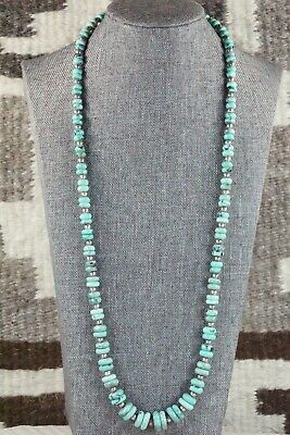 Turquoise & Sterling Silver Necklace - Navajo