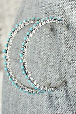Turquoise & Sterling Silver Earrings - Stephen Haloo